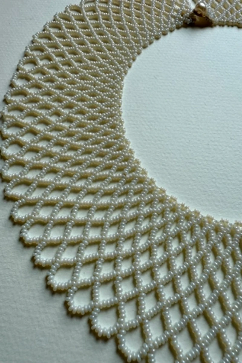 1950's Beaded Collar Necklace Selected by Wax Plant