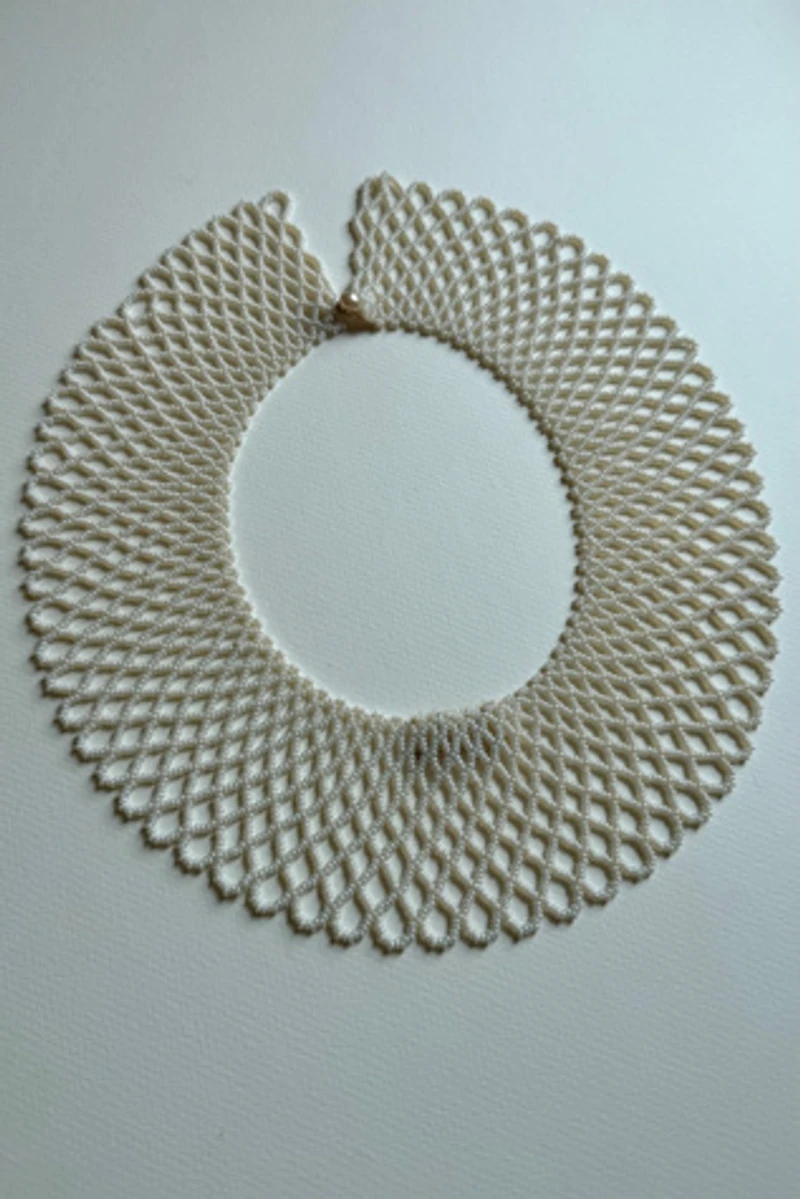 1950's Beaded Collar Necklace Selected by Wax Plant