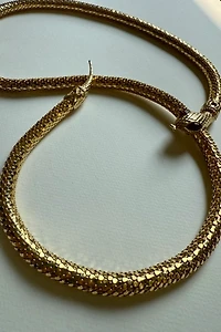 Vintage Gold Snake Belt Necklace Selected by Wax Plant