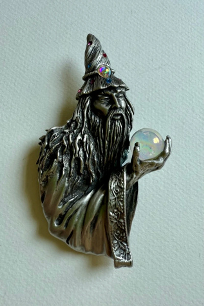 80's Merlin Brooch Selected by Wax Plant