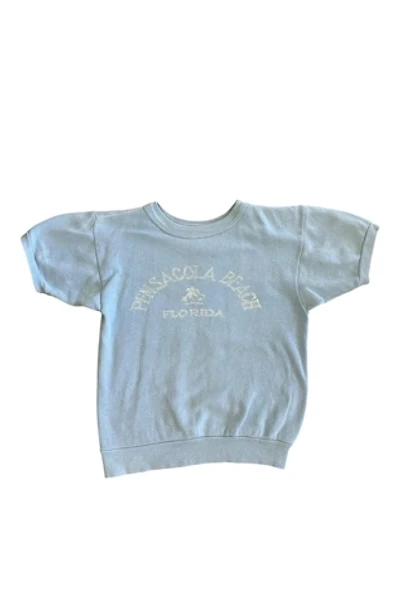 Vintage 1960s Pensacola Beach Short Sleeve Sweatshirt Selected By Vintage Warrior