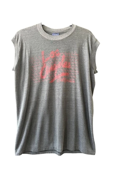Vintage 1980s Los Angeles Sleeveless T Shirt Selected By Vintage Warrior