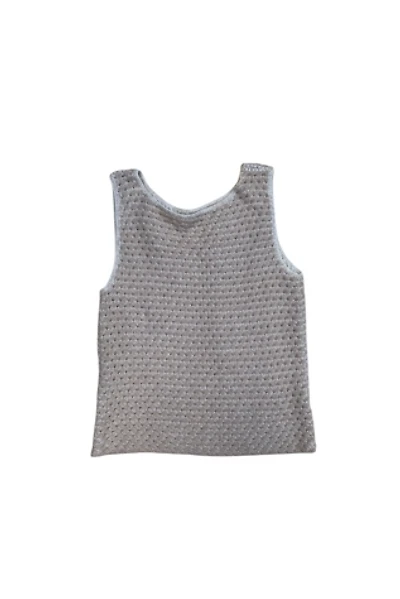Vintage 1960s Textured Knit Tank Selected by SharpLilTeeth