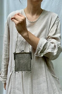Antique Chainmail Mesh Kiss Lock Evening Bag Selected by SharpLilTeeth