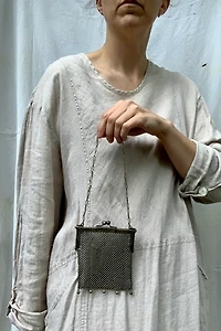 Antique Chainmail Mesh Kiss Lock Evening Bag Selected by SharpLilTeeth