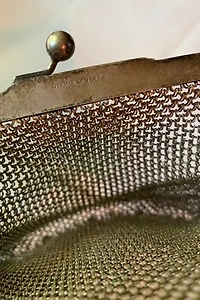 Antique Chainmail Mesh Kiss Lock Evening Bag Selected by SharpLilTeeth