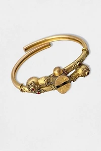 Antique Victorian Gold Filled Etruscan Revival Clamper Bracelet Selected by MARMALADE