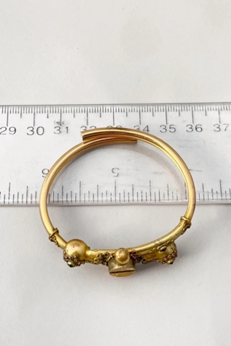 Antique Victorian Gold Filled Etruscan Revival Clamper Bracelet Selected by MARMALADE