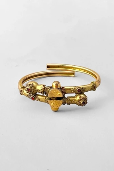 Antique Victorian Gold Filled Etruscan Revival Clamper Bracelet Selected by MARMALADE