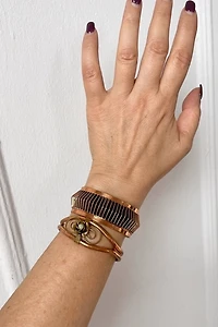 Mid Century Modernist Copper Renoir Bracelet Set of 2 Selected by MARMALADE