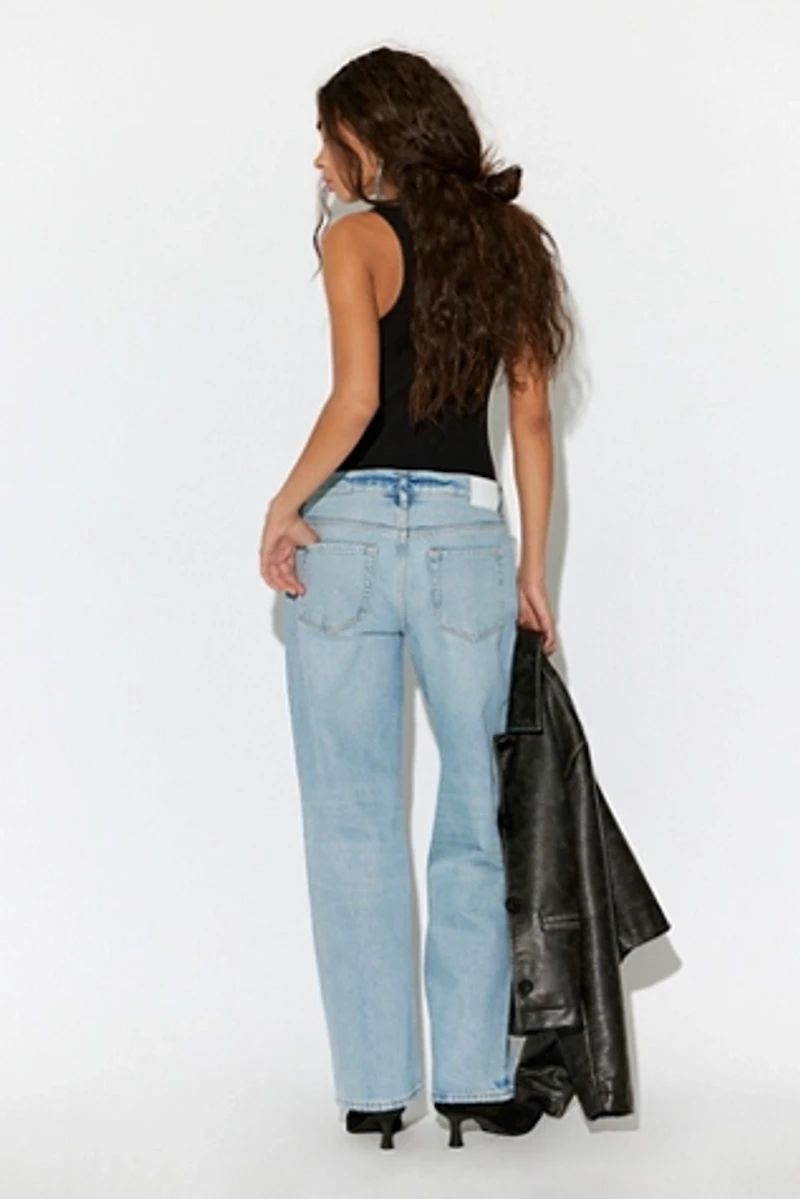 EB Denim Low-Rise Baggy Jeans