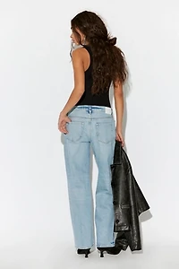 EB Denim Low-Rise Baggy Jeans