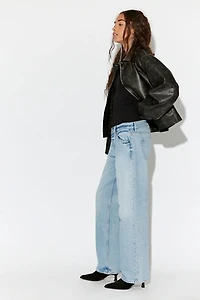 EB Denim Low-Rise Baggy Jeans