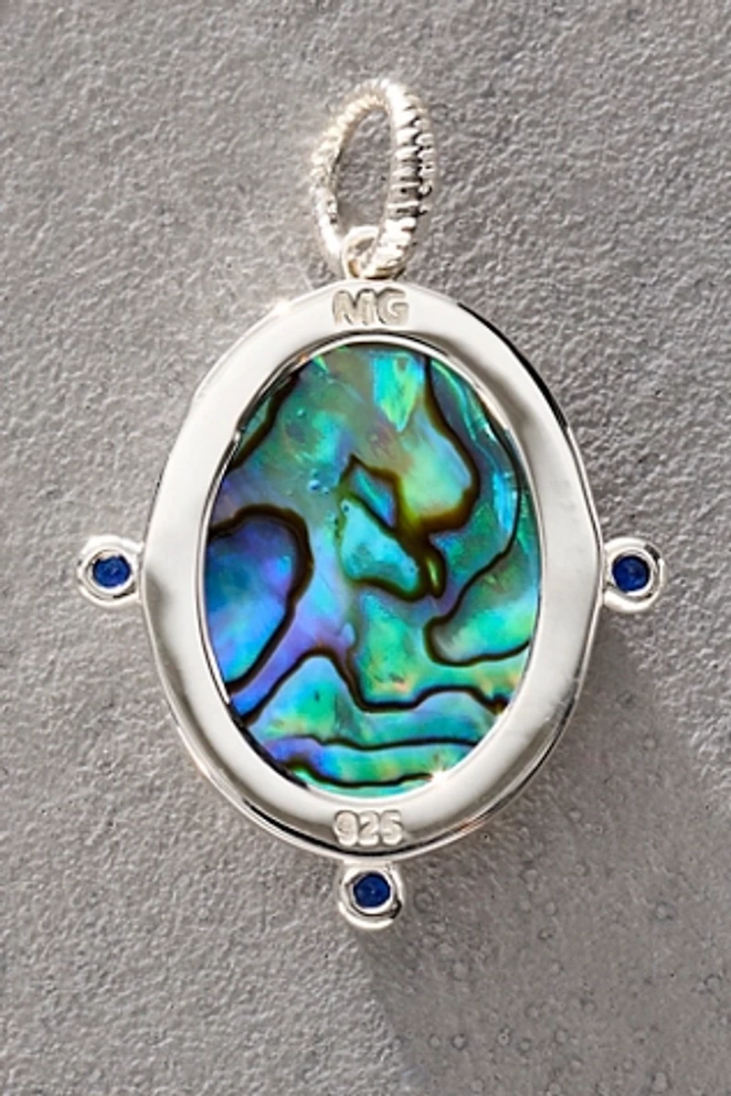 FP x Maura Green Silver Swan Cameo Charm