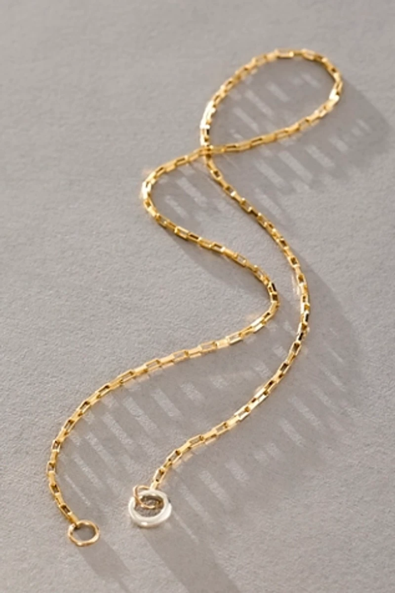 FP x Maura Green Silver & Gold Chain Necklace