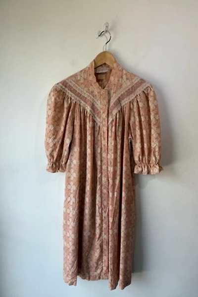 Gilligan O’Malley Pink Floral Overdyed House Dress Selected by The Curatorial Dept.