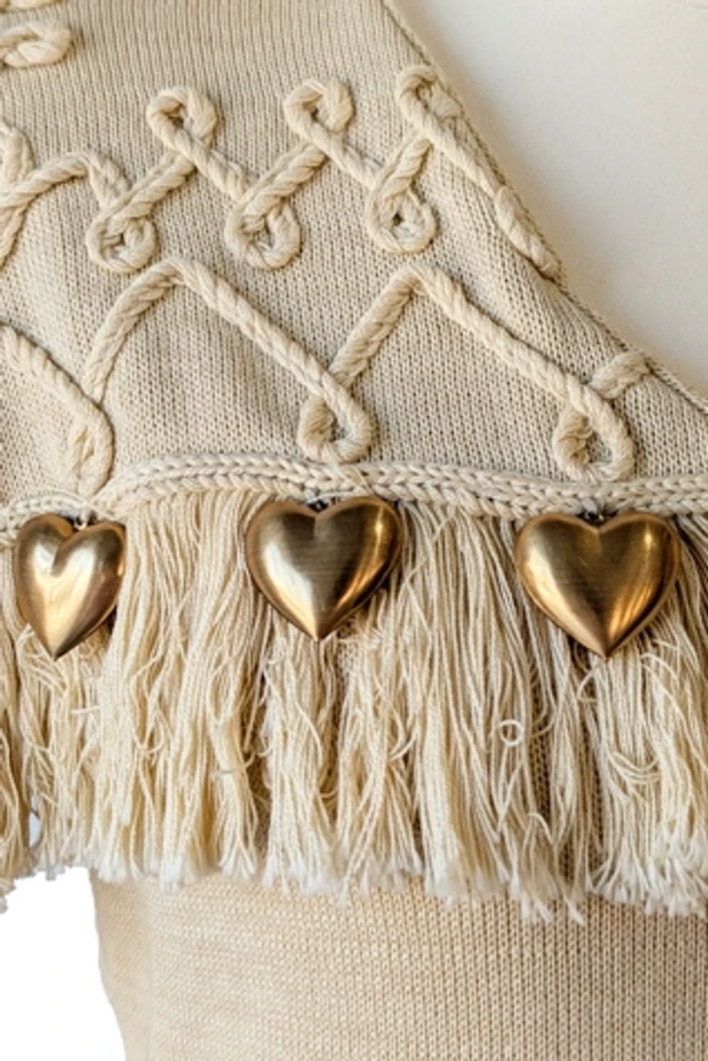 Claude Barthelemy Yellow Knit Metal Heart Set Selected by The Curatorial Dept.