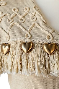 Claude Barthelemy Yellow Knit Metal Heart Set Selected by The Curatorial Dept.