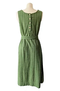 Ace & Jig Green Striped Sleeveless Dress Selected by The Curatorial Dept.