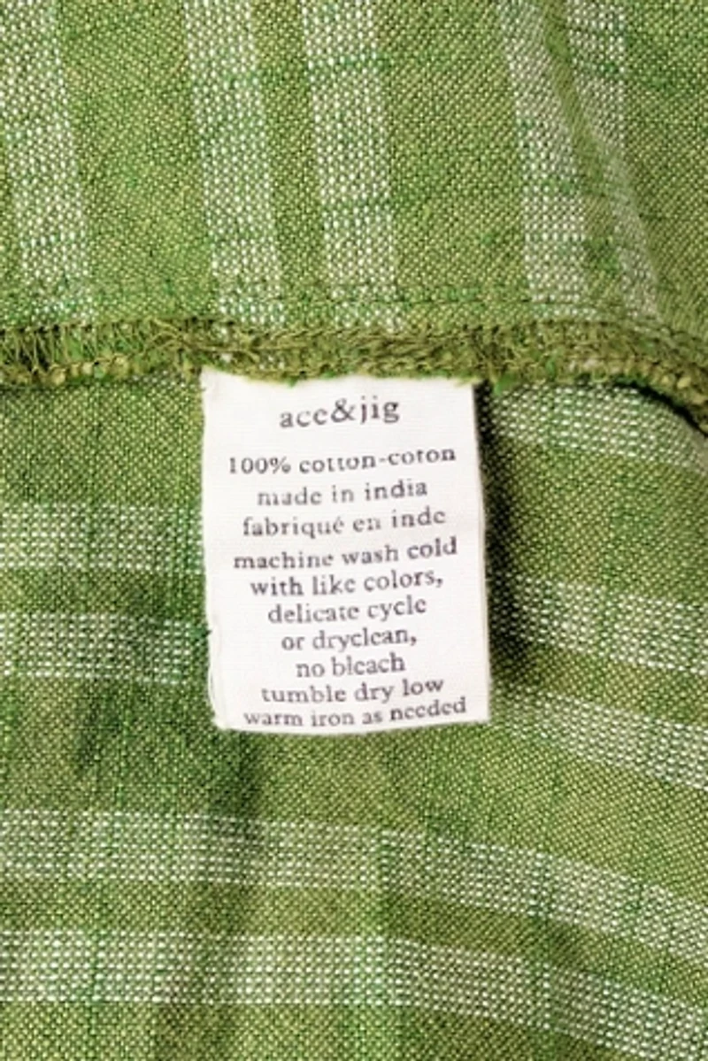 Ace & Jig Green Striped Sleeveless Dress Selected by The Curatorial Dept.