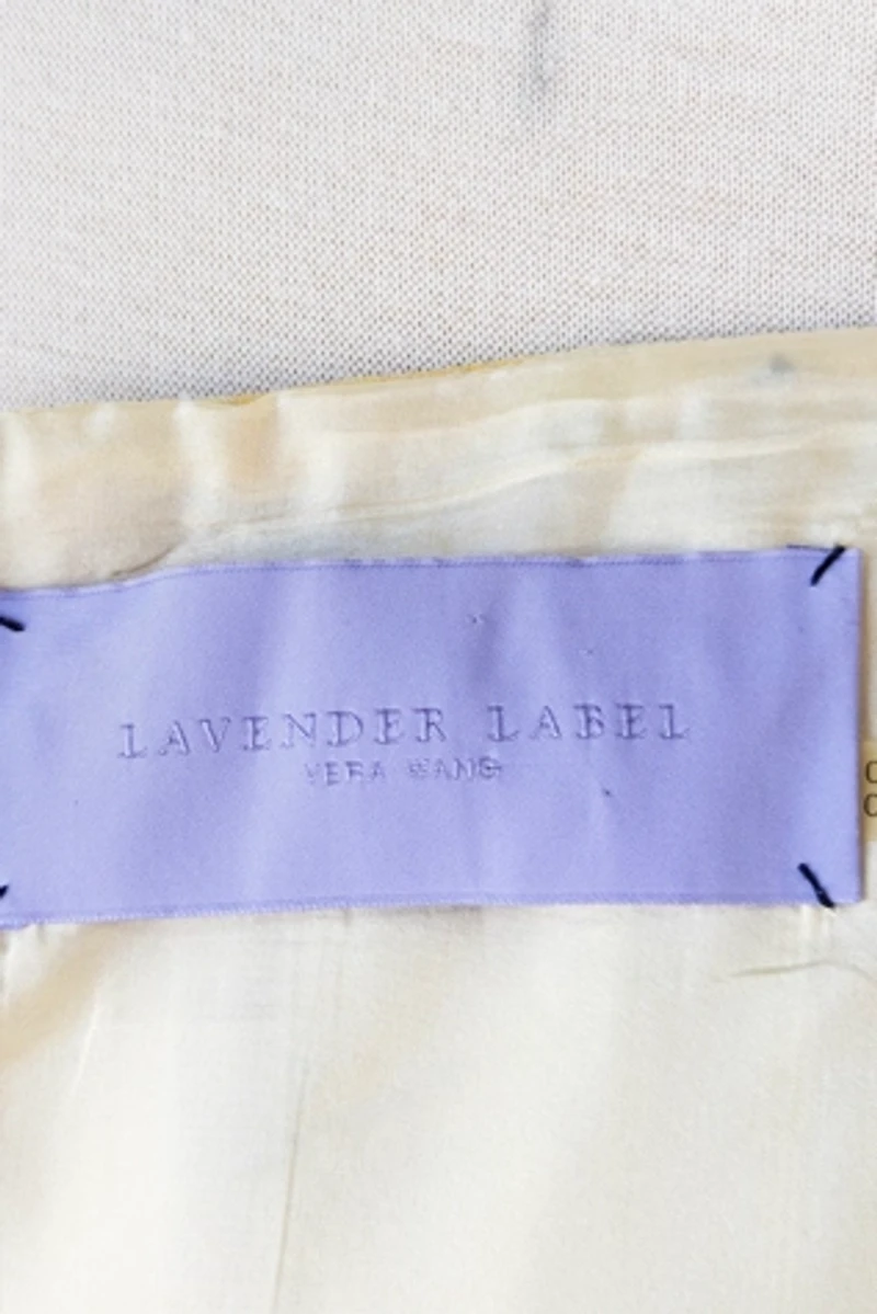 Vera Wang Lavender Label Yellow Strapless Dress Selected by The Curatorial Dept.
