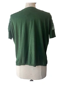 Valentino Green Lacy Cashmere Sweater Selected by The Curatorial Dept.