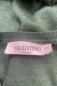Valentino Green Lacy Cashmere Sweater Selected by The Curatorial Dept.