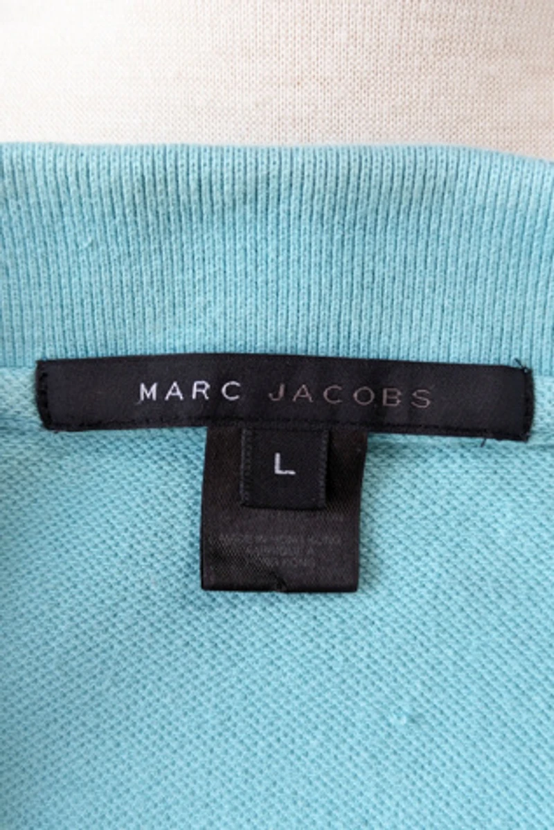 Marc Jacobs Aqua Short Sleeve Polo Selected by The Curatorial Dept.