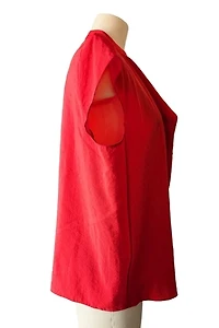 Lemaire Red Silk Top Selected by The Curatorial Dept.