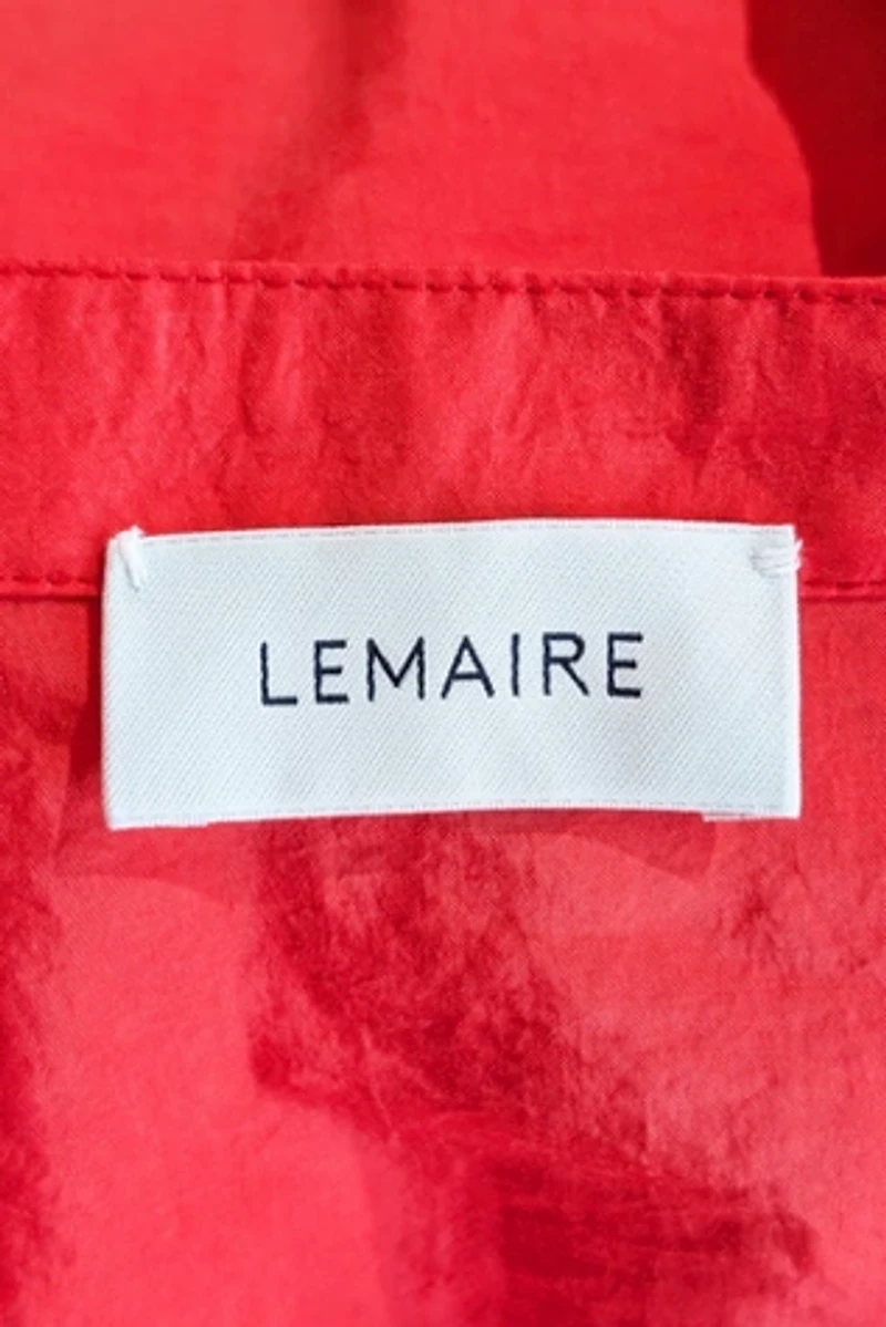 Lemaire Red Silk Top Selected by The Curatorial Dept.