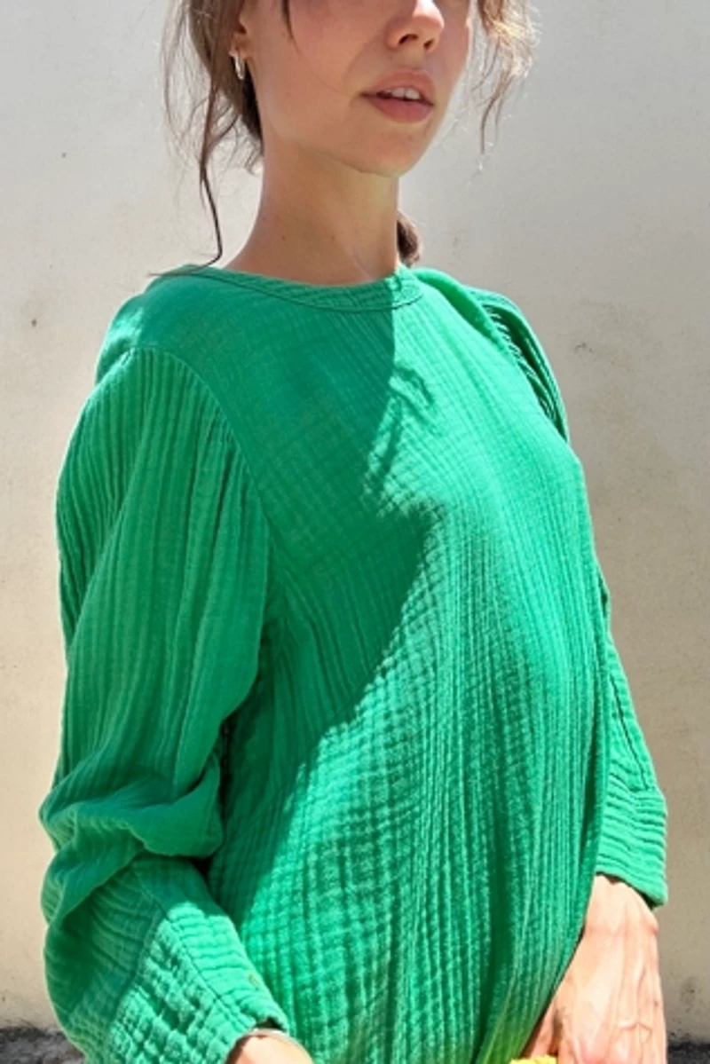 Raquel Allegra Hyperion Dress In Jade Selected by The Curatorial Dept.