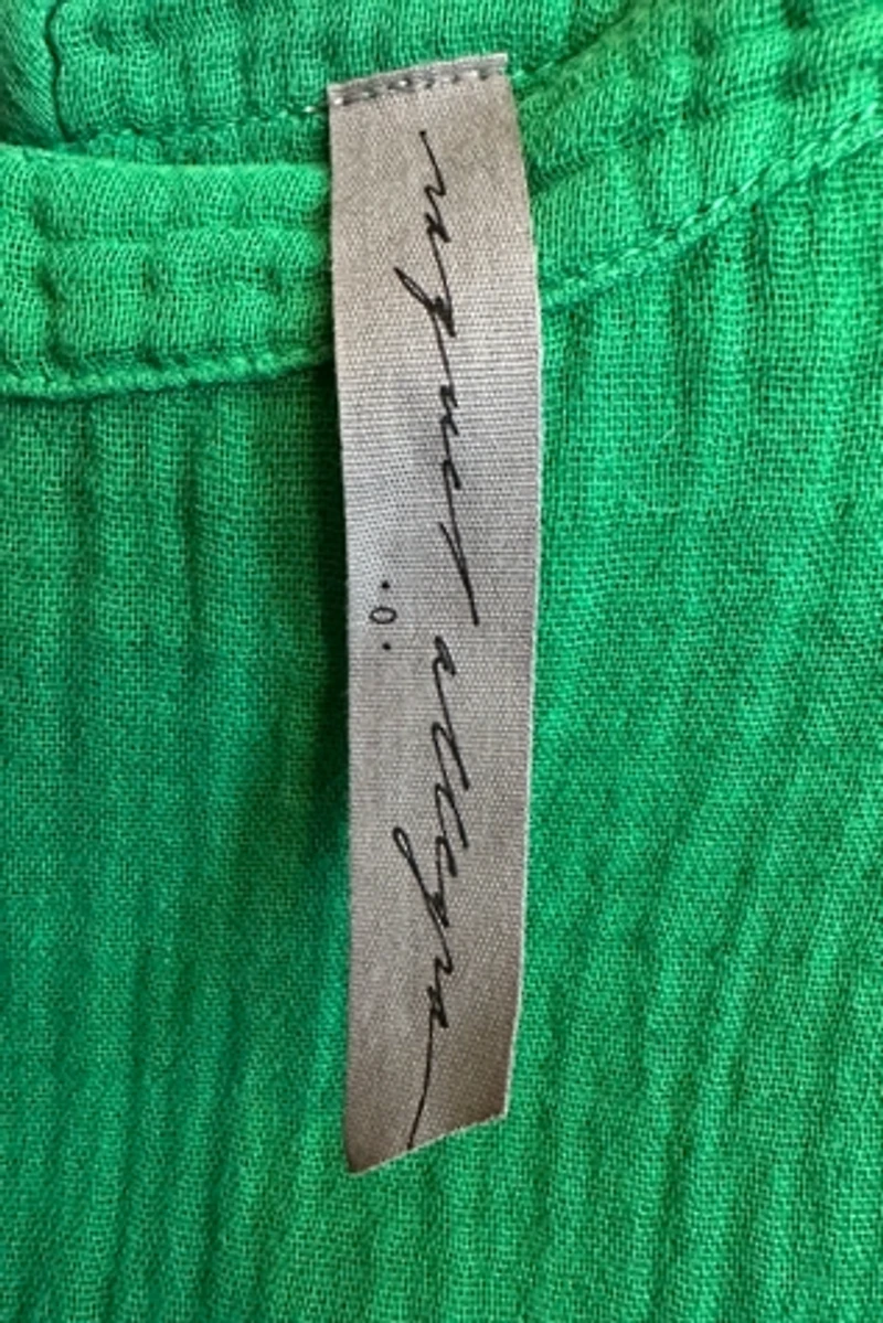 Raquel Allegra Hyperion Dress In Jade Selected by The Curatorial Dept.