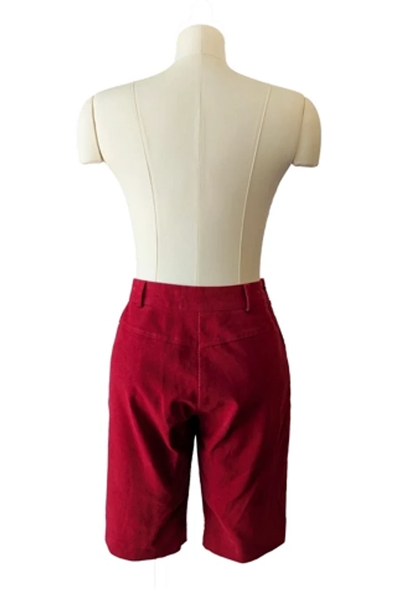Built By Wendy Red Corduroy Shorts Selected by The Curatorial Dept.