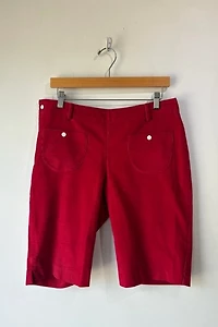 Built By Wendy Red Corduroy Shorts Selected by The Curatorial Dept.