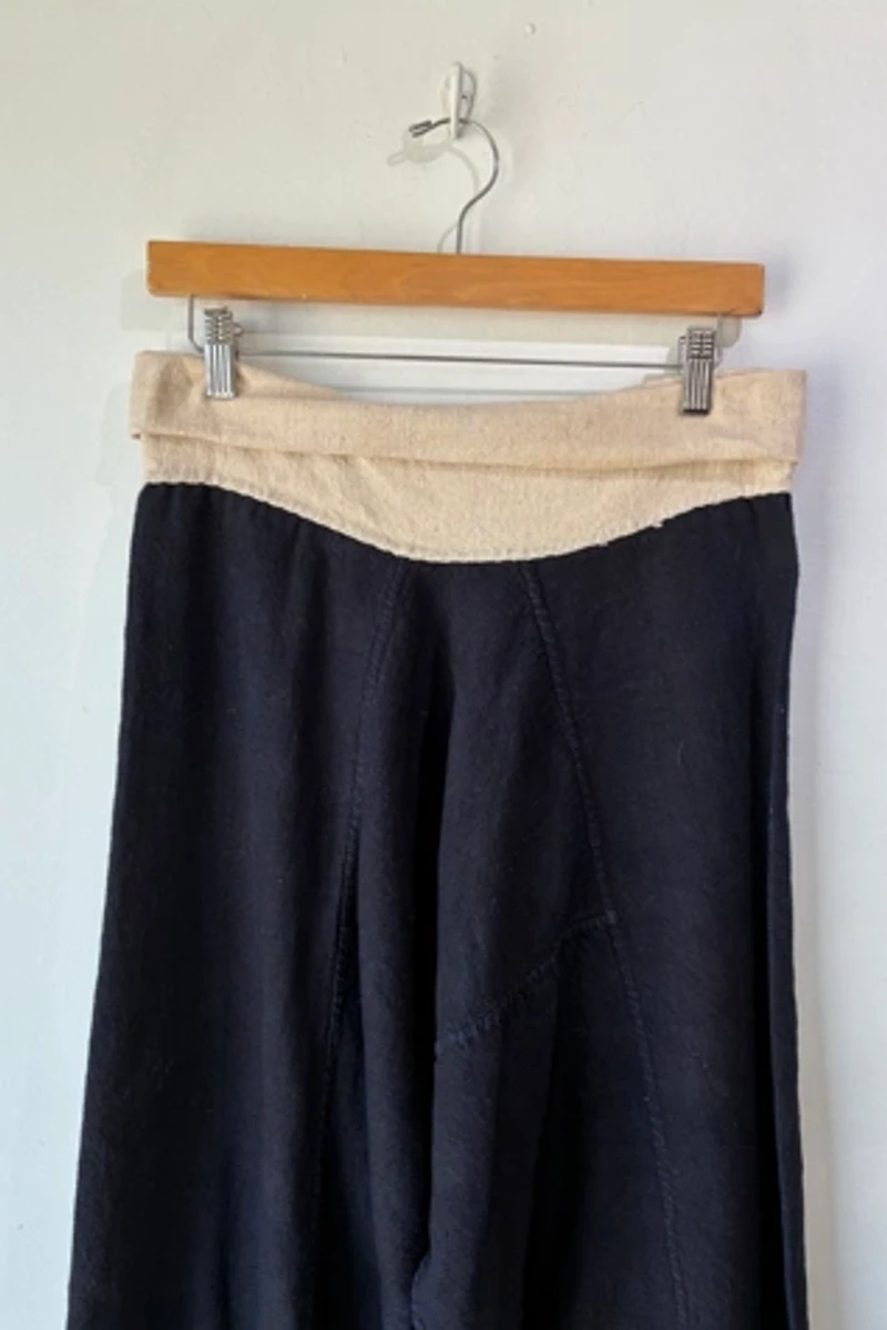 Hmong Indigo Blue Linen Pants Selected by The Curatorial Dept.