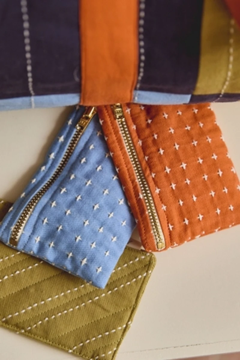 Anchal Cross-Stitch Coin Purse