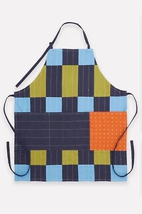 Anchal Trellis Cotton Bib Apron