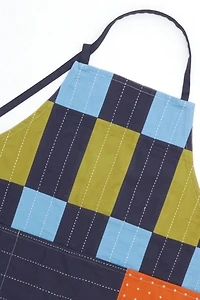 Anchal Trellis Cotton Bib Apron