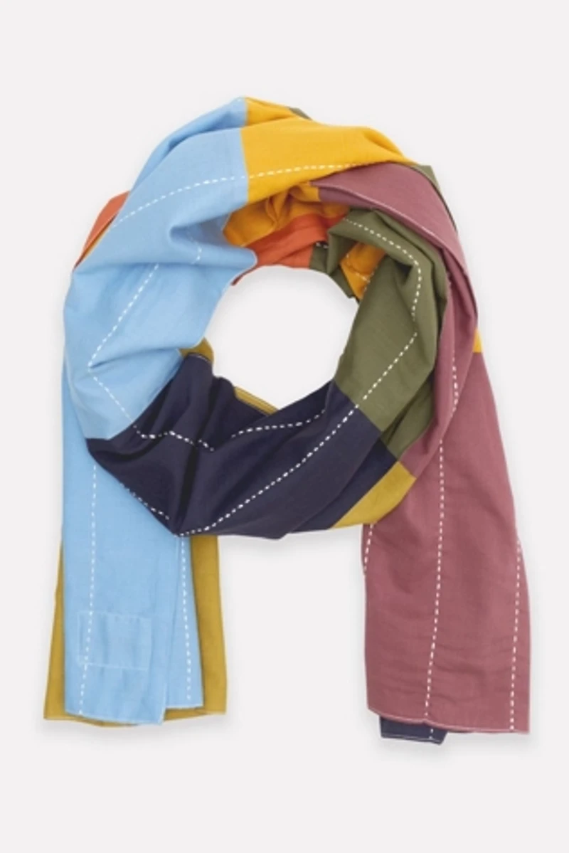 Anchal Checkered Long Scarf