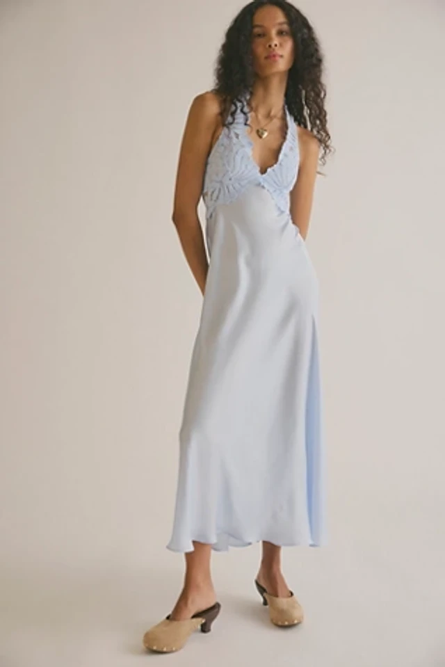 hutch halter midi slip dress Hutch Layla Sleeveless Halter Midi Slip Dress at MarketFair Shoppes in Princeton, NJ