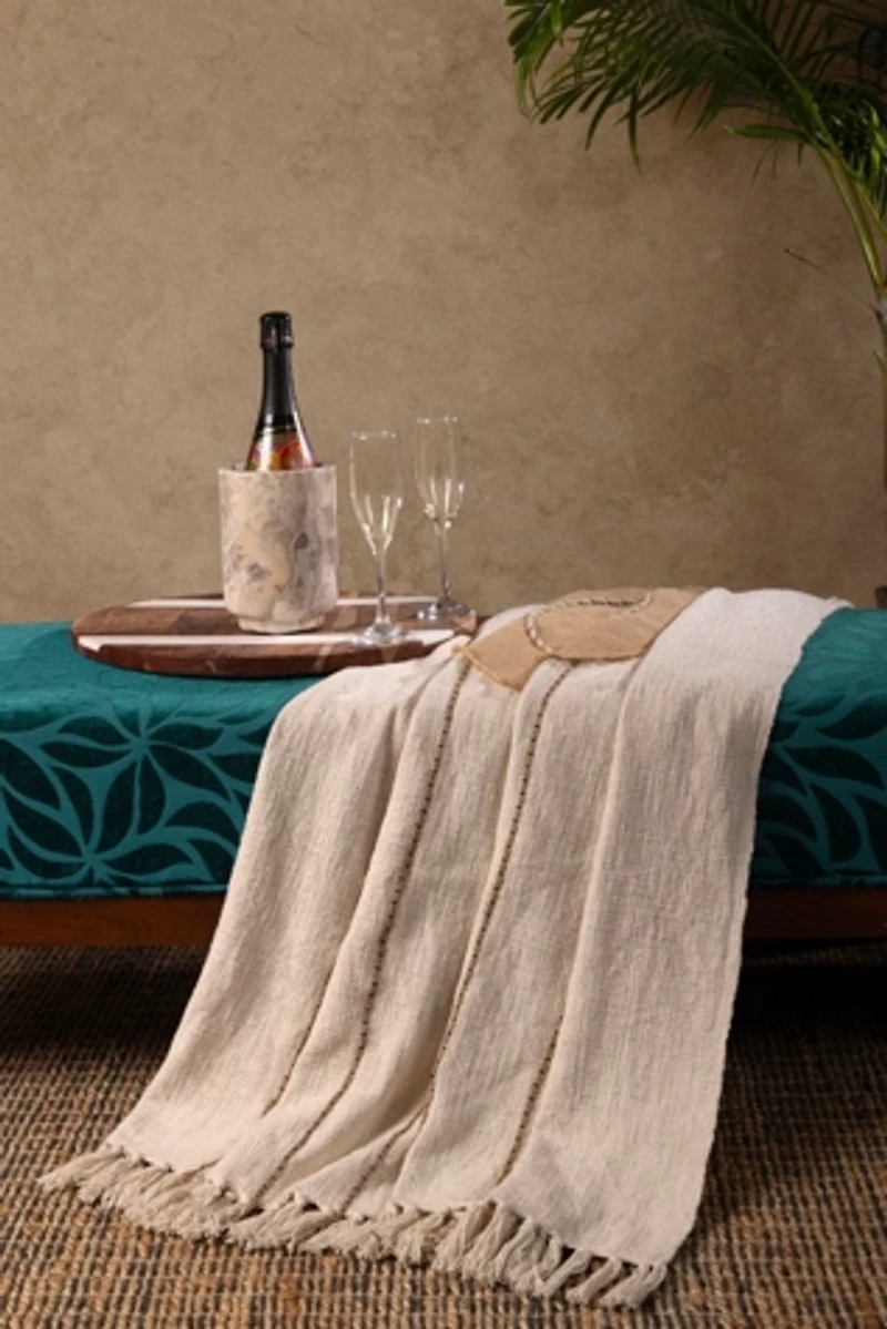 GAURI KOHLI Zoya Throw Blanket