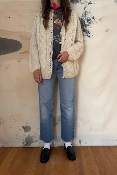 GOOD DAYS 1950s/60s Cable Knit Cardigan
