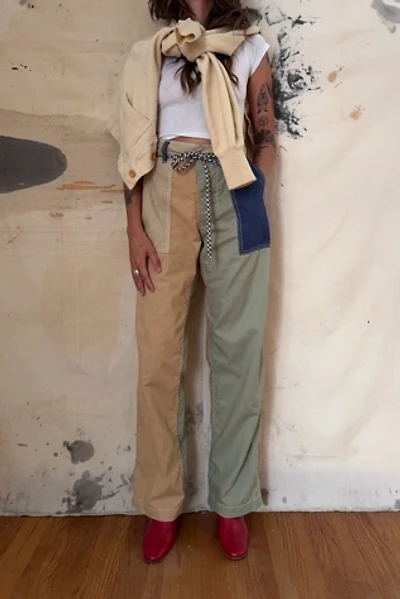 GOOD DAYS Vintage Upcycle Colorblock Pant