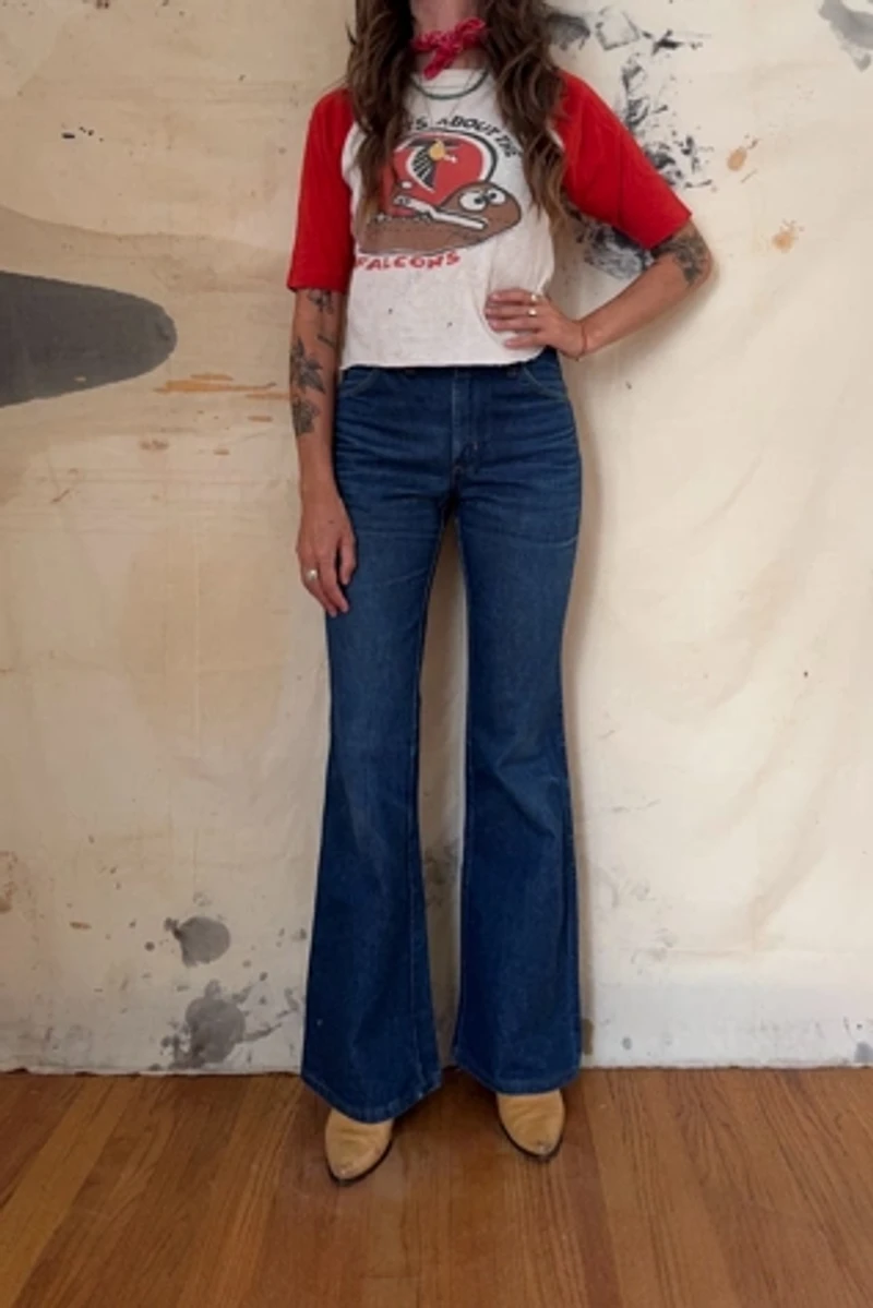 GOOD DAYS 1970s Falcons Baseball Tee