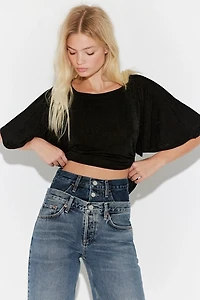 Dolan Flutter Sleeve Top