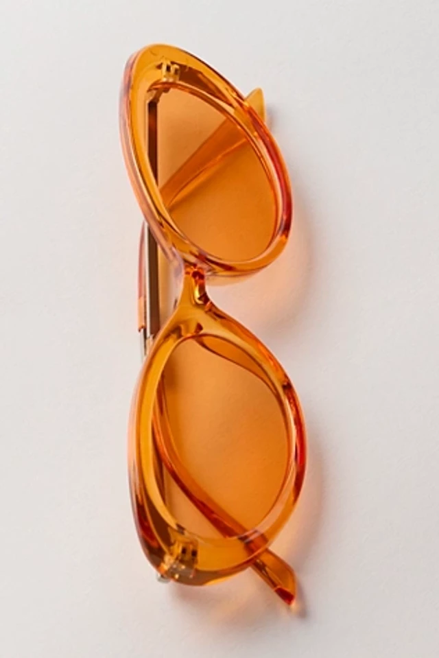 Eyeking Slim Tiny Oval Sunglasses at MarketFair Shoppes in  display picture 1