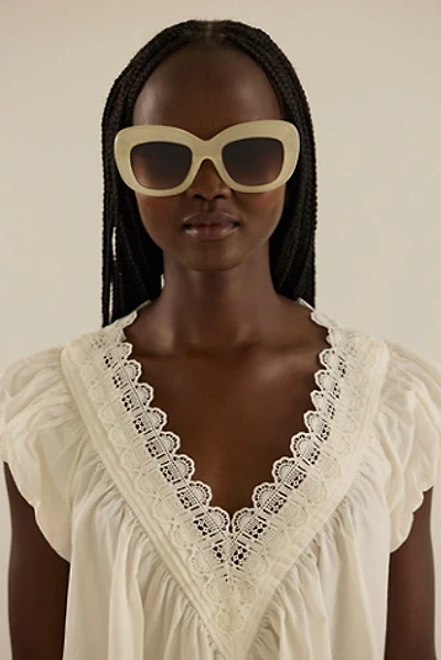 Urban Outfitters essential Cat-Eye modern Sunglasses UO Essential Plastic Slim Cat-Eye Sunglasses | Urban  main image 3