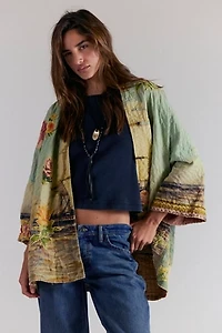 Magnolia Pearl Ocean Rose Quilted Jacket