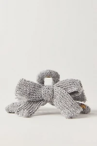 Lele Sadoughi Cable Knit Bow Claw Clip