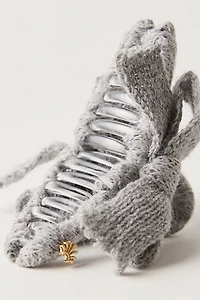 Lele Sadoughi Cable Knit Bow Claw Clip